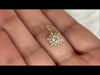 [Youtube Video of Tapered Baguette and Round Cluster Pendant]-[Ouros Jewels]