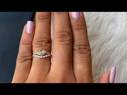 [Youtube Video of Olive Pear Diamond Ring]-[Ouros Jewels]