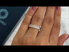 [Yputube Video of Radiant Cut Lab Grown Diamond Eternity Wedding Ring]-[Ouros Jewels]