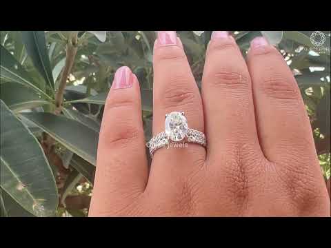 [Youtube Video of Oval Cut Diamond Ring]-[Ouros Jewels]