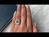 [Youtube Video of Princess Cut Semi Mount Engagement Ring]-[Ouros Jewels]