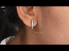 [Youtube Video of Round Cut Hoop Earrings]-[Ouros Jewels]