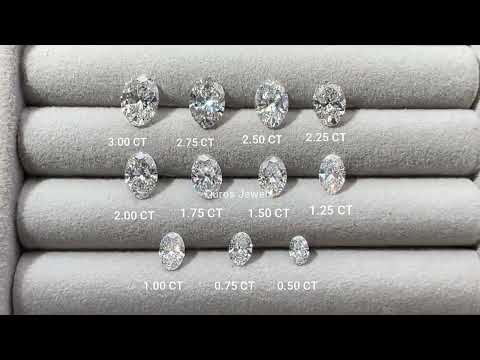 [Youtube Video of Oval Cut Certified Diamond]-[Ouros Jewels]
