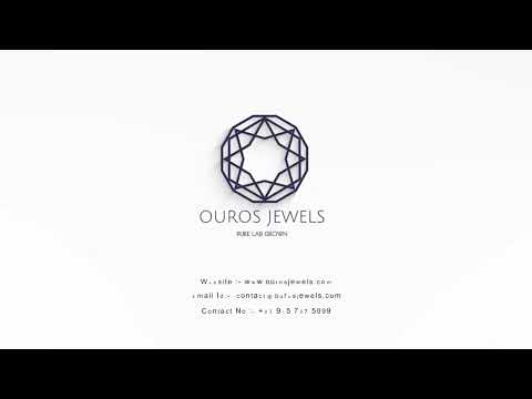 [Youtube Video of Emerald Cut Lab Diamond Earrings]-[Ouros Jewels]