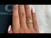 [Youtube Video of Pear and Round Bypass Shank Engagament Ring]-[Ouros Jewels]