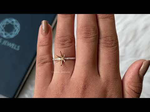 [ Youtube Video of Semi mount accent Diamond Ring]-[Ouros Jewels]