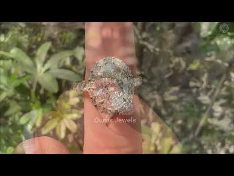 [YouTube Video Of Oval Cut Halo Engagement Ring]-[Ouros Jewels]