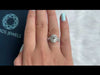 [Youtube video of old mine oval cut halo diamond engagement ring]-[Ouros Jewels]