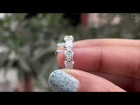 [Youtube Video of Hexagon Cut Full Eternity Band]-[Ouros Jewels]