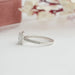 [Princess cut halo ring]-[Ouros Jewels]