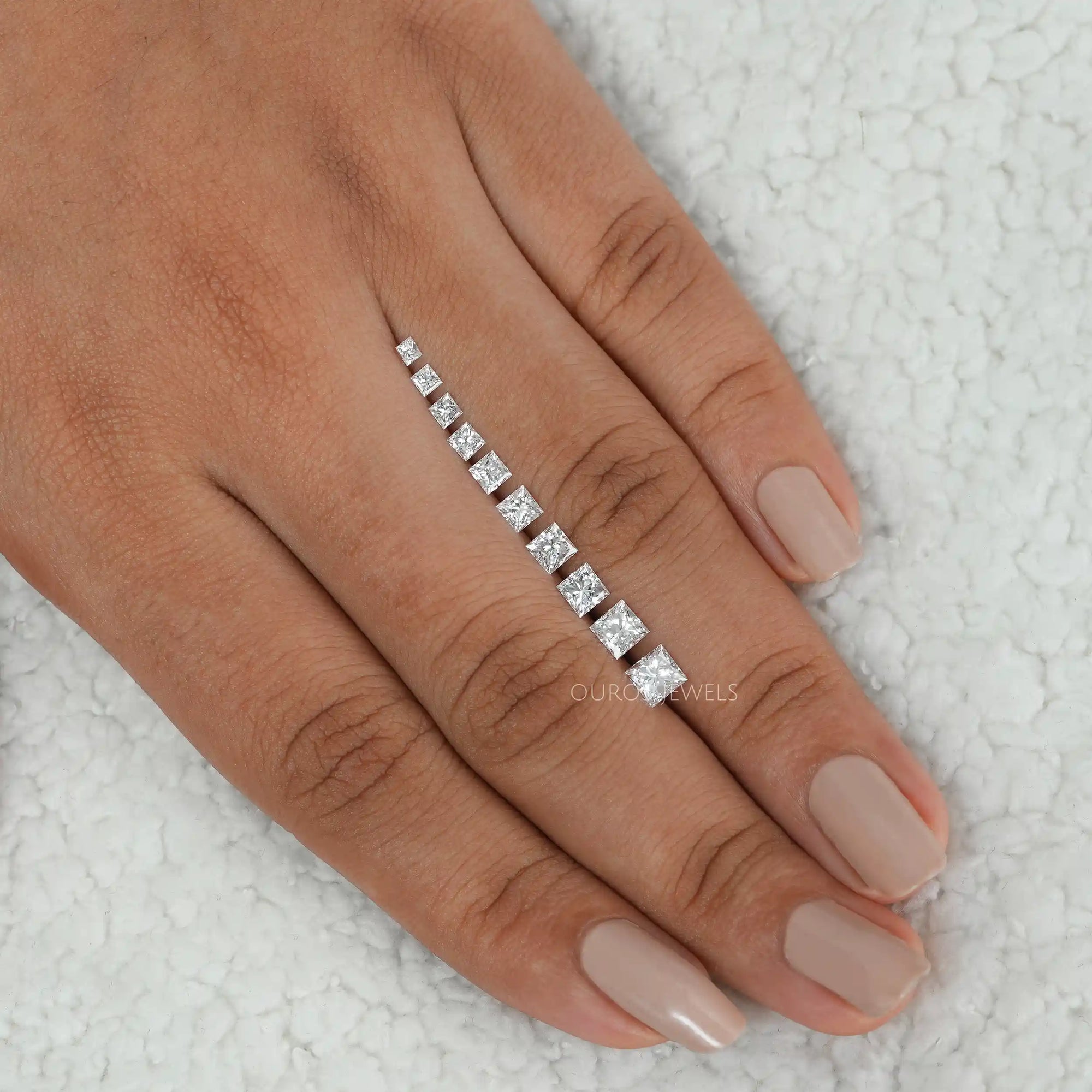 Princess Cut Lab Grown Diamond Loose