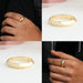 [Four Picture of Round Ring with Hidden Lab Diamond ]-[Ouros Jewels]
