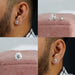 [Collage of Round Lab Grown Diamond Earrings for Men]-[Ouros Jewels]