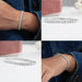 [four different picture of tennis diamond bracelet]-[Ouros Jewels]