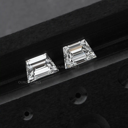 Step Cut Trapezoid Lab Grown Diamond Matching Pair Loose