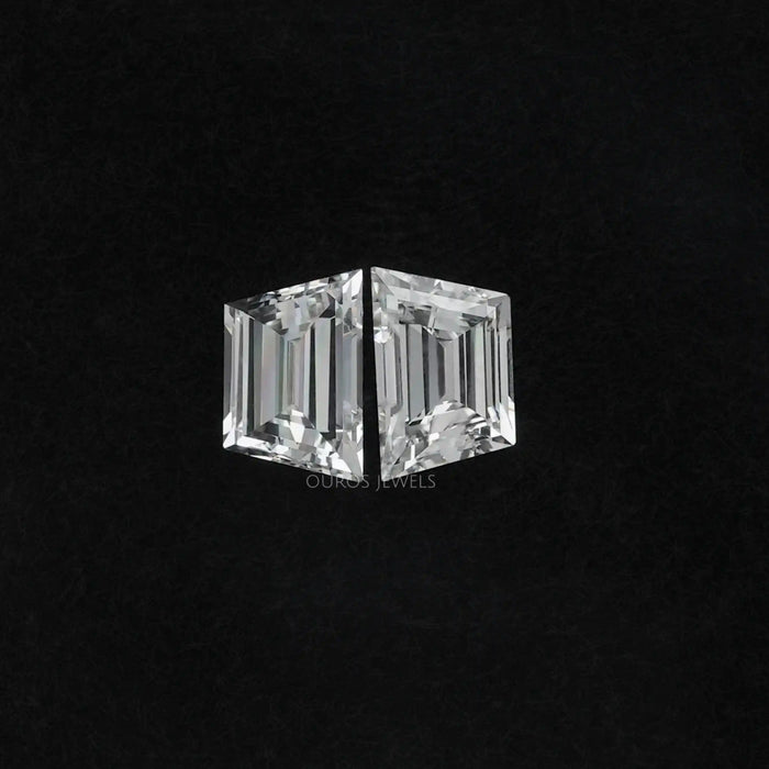 [Trapezoid cut antique shape diamond]-[Ouros Jewels]