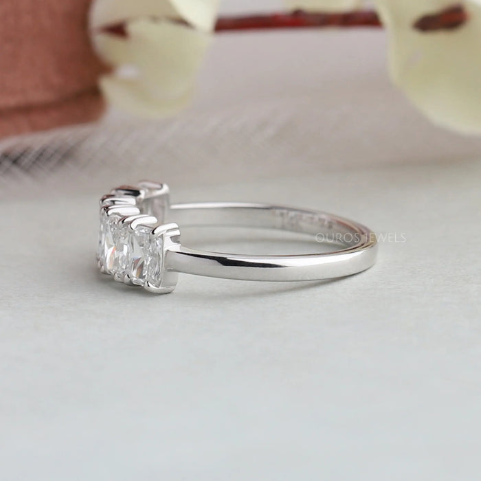 [Radiant Five Stone Diamond Ring]-[Ouros Jewels]
