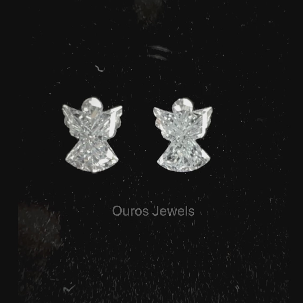 [Angel Cut Lab Diamond YouTube Video]-[Ouros Jewels]