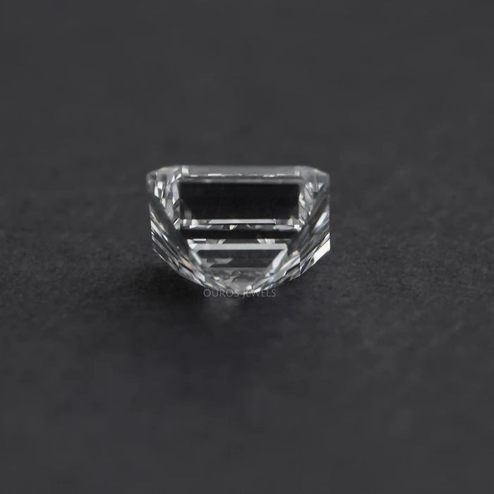 Back Side View Of Antique Cut Loose Lab Grown Diamond