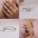 [Antique Lips Shaped Solitaire Diamond Engagement Ring]-[Ouros Jewels]