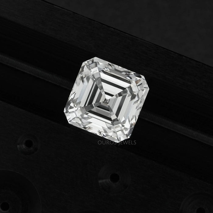 [Certified Asscher Cut Lab Grown Diamond]-[Ouros Jewels]