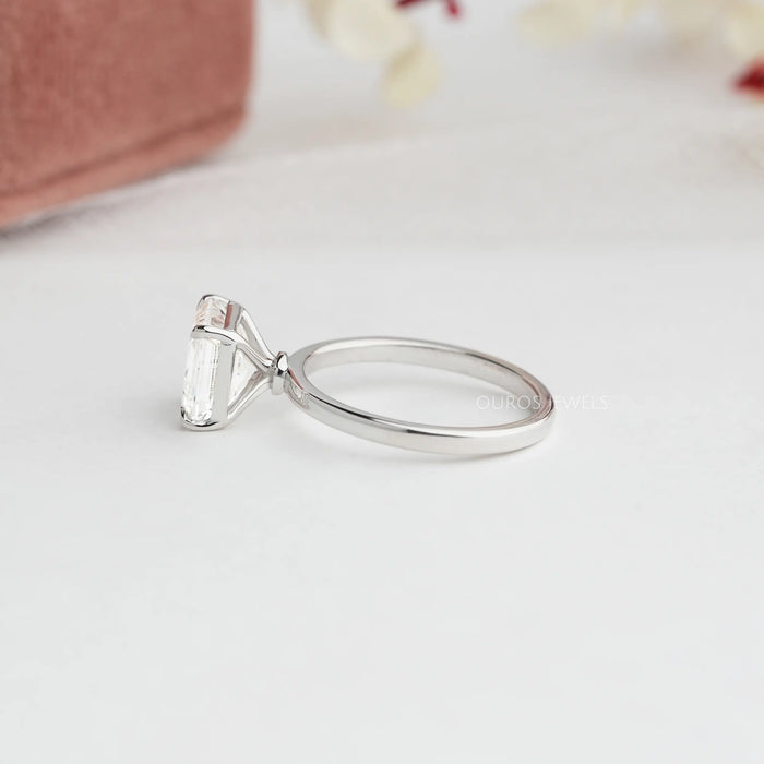 [18k White Gold Diamond Ring]-[Ouros jewels]