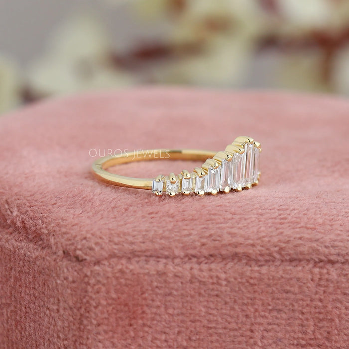 [18k Yellow Gold Diamond Ring]-[Ouros Jewels]