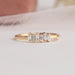 Baguette cut eco friendly lab diamond engagement ring for her
