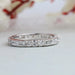 [Baguette And Round Diamond Full Eternity Wedding Band]-[Ouros Jewels]