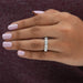Cushion Cut Full Eternity Wedding Band Ring