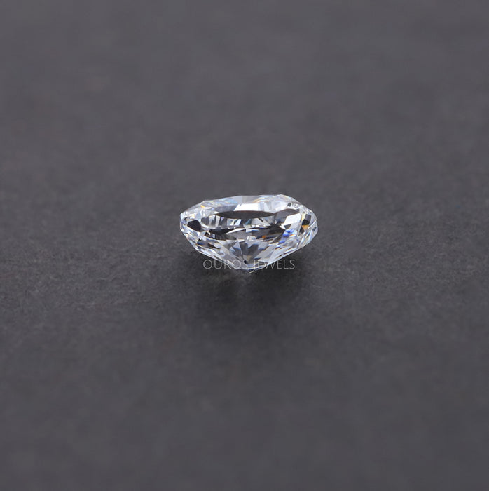 [Side View of Cushion Shape Lab Diamond]-[Ouros Jewels]