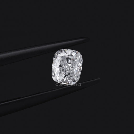 [0.35 Carat Cushion Cut Lab Grown Diamond]-[Ouros Jewels]