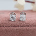 These Cushion Cut Lab Diamond Solitaire Stud Earrings are an excellent way to add a touch of luxury to any outfit