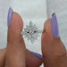 [Flower Shaped Diamond Ring]-[Ouros Jewels]