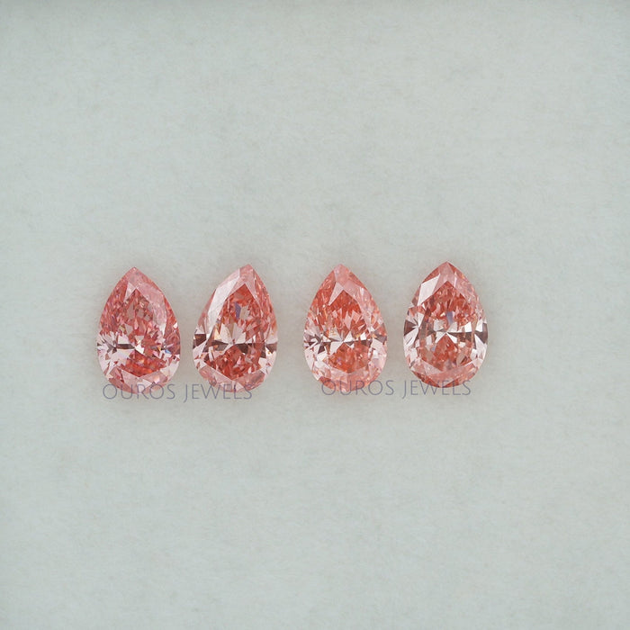 [Fancy Pink Pear Cut Diamond] [Ouros Jewels]]