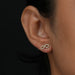 [Infinity Symbol Minimalist Diamond Earrings]-[Ouros Jewels]