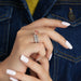 [Radiant Cut diamond Matching Bridal Wedding Ring]-[Ouros Jewels]