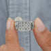 [Men's Cluster Diamond Ring]-[Ouros Jewels]