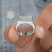 [Vintage Cluster Diamond Ring For Him]-[Ouros Jewels]