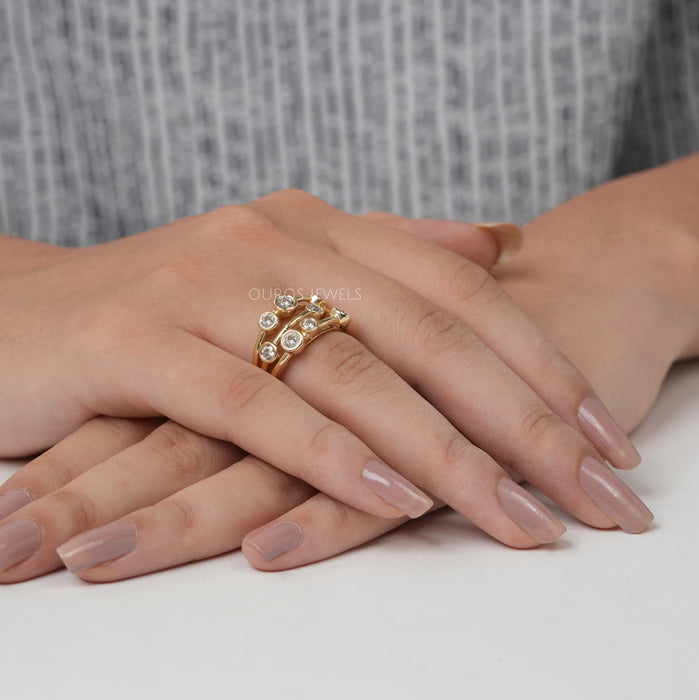 Raindance Inspired Unique Engagement Ring