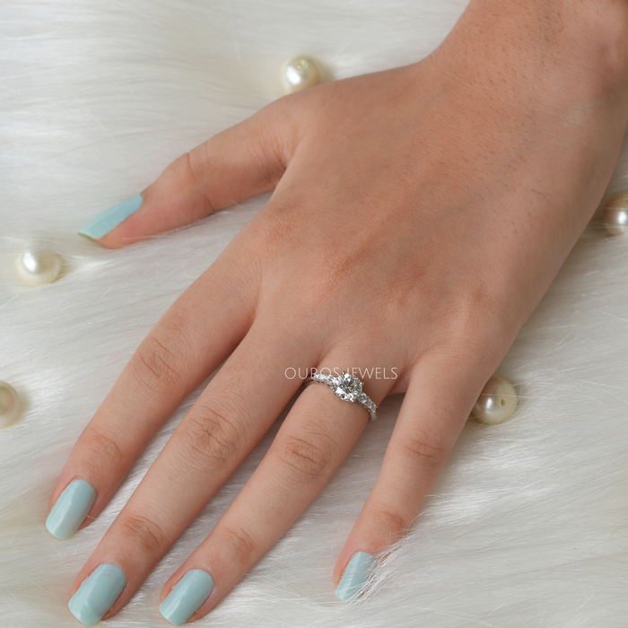 Bridal / Wedding Set - Etsy | Wedding rings engagement, Silver engagement  rings, Future engagement rings