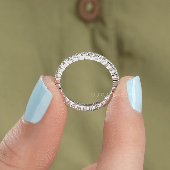 [925 Sterling Silver Eternity Ring]-[Ouros Jewels]