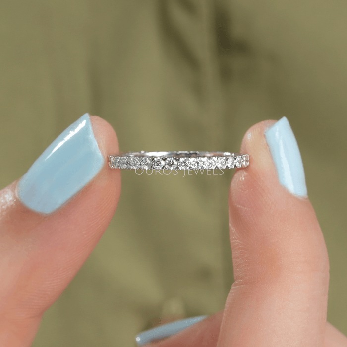 [Lab Grown Diamond Eternity Band]-[Ouros Jewels]