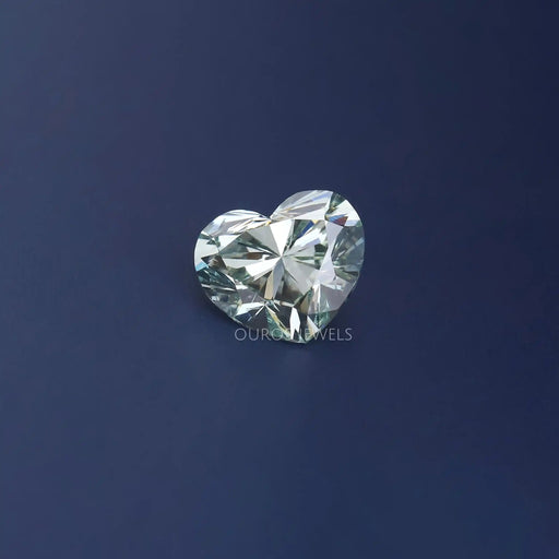 [Green Heart Cut Diamond]-[Ouros Jewels]