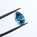 [Blue Pear Cut Lab Diamond]-[Ouros Jewels]