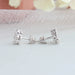 [Floral Style Stud Earring]-[Ouros Jewels]