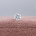 [Front View of Single Round Diamond Stud]-[Ouros Jewels]