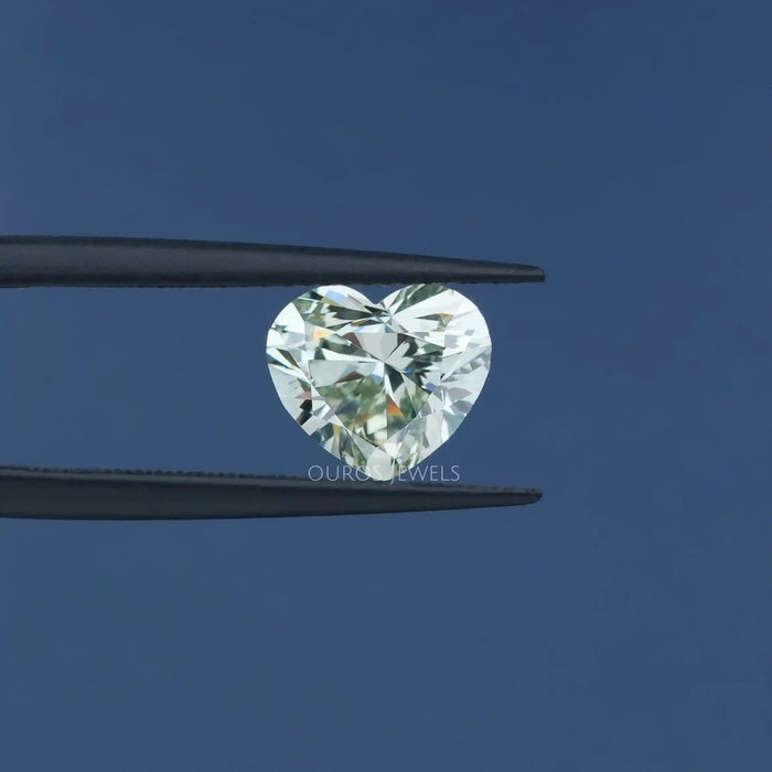 2.48 Carat Green Heart Cut Lab Grown Diamond