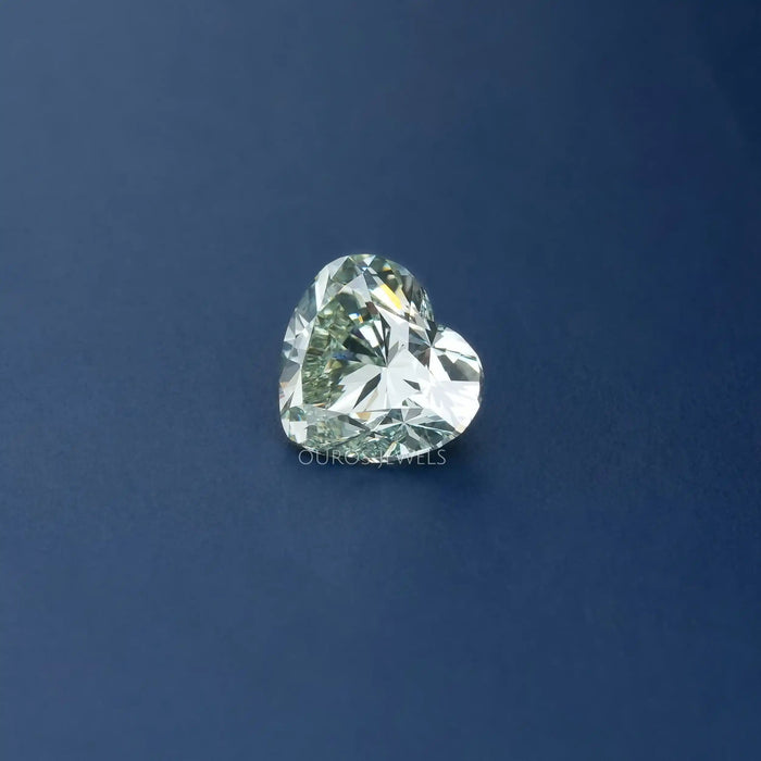 2.48 Carat Green Heart Cut Lab Grown Diamond