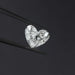 In tweezer look of heart shape brilliant cut lab made diamond